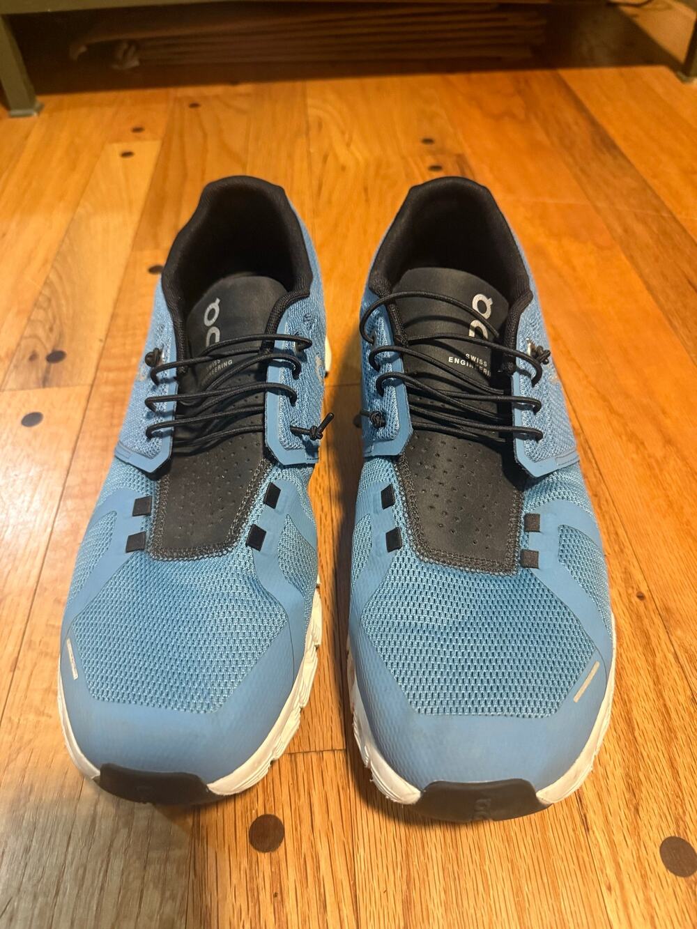 On Cloud 5 Niagara Black Mens 12 Blue Running Walking Shoes 59.98915